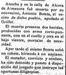 Mort al carrer l'Alcora