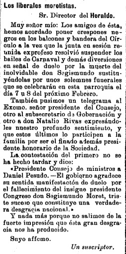 Carta a l'Heraldo