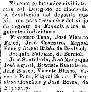 Depòsit del viatge