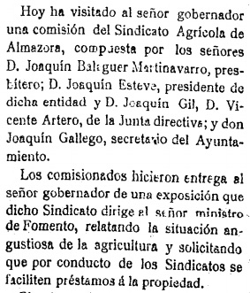 Comissió al governador 1