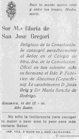 Maria Glòria de San José